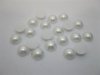 750Pcs 12mm White Semi-Circle Simulated Pearl Bead Flatback 750Pcs 12mm White Semi-Circle Simulated Pearl Bead Flatback