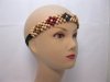 5x12Pcs New Elastic Wooden Beaded Headbands