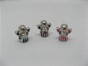 50 Alloy Charms European Angel Beads ac-sp458 50 Alloy Charms European Angel Beads ac-sp458