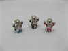 50 Alloy Charms European Angel Beads ac-sp458