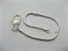 4Pcs Sliver Heart Clasp European Bracelet 20cm ac-str218