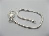 4Pcs Sliver Heart Clasp European Bracelet 20cm ac-str218 4Pcs Sliver Heart Clasp European Bracelet 20cm ac-str218