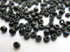 1Bag X 134000Pcs Opaque Glass Seed Beads 1.5mm Black