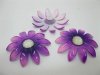20Pcs Purple Blossom Sunflower Hairclip Jewelry Finding Beads