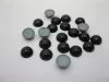 1000Pcs 10mm Black Semi-Circle Simulated Pearl Bead Flatback 1000Pcs 10mm Black Semi-Circle Simulated Pearl Bead Flatback