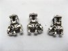 50 Charms Metal Elephant European Beads ac-sp513 50 Charms Metal Elephant European Beads ac-sp513
