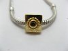 10Pcs 18K Gold Plated European Thread Beads ac-sp408 10Pcs 18K Gold Plated European Thread Beads ac-sp408
