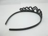 12 New Black Tiara Design Hairbands Hair Clips