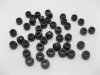 1100 Plastic Black Barrel Pony Beads 6x8mm 1100 Plastic Black Barrel Pony Beads 6x8mm