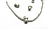 10 Metal flagon shaped Thread European Beads ac-sp574