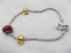4Pcs European Style Bracelets Bead Length 22cm 4Pcs European Style Bracelets Bead Length 22cm