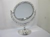 4X New Pedestal Flower Edge Makeup Mirror Double Sided