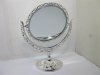4X New Pedestal Flower Edge Makeup Mirror Double Sided 4X New Pedestal Flower Edge Makeup Mirror Double Sided