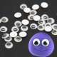200 Black Self-Adhesive Joggle Eyes/Movable Eyes for Crafts 15mm