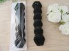 12Pcs Black Donut Hair Disk Maker Tool Device Bun Hairstyling To