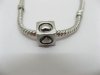 10 Alloy European Heart Metal Thread Beads ac-sp358 10 Alloy European Heart Metal Thread Beads ac-sp358