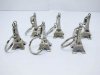 50Pcs New Nickle Plated France Eiffel Tower Key Rings 50Pcs New Nickle Plated France Eiffel Tower Key Rings