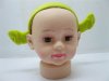 12X Yellow&Green Felt Cover Headband Hairband for Kids wholesale 12X Yellow&Green Felt Cover Headband Hairband for Kids wholesale