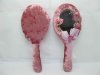 10X Velvet Make-up Hand Held Oval Shaped Mirrors