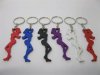 48 New Aluminium Alloy Belle Beauty Key Rings Keyrings