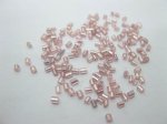 1Pack X 38000Pcs Pink Bugles Glass Tube Beads