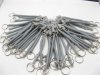 100 Plastic Spring Key Ring Mobile Phone Strap