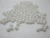 2500 White Round Simulate Pearl Loose Beads 6mm