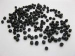 1Bag X 5000Pcs Opaque Glass Seed Beads - Black