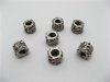 60 Alloy Pandora Carved Metal Thread Beads ac-sp279