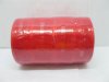 4Rolls X 50Yards Red Organza Ribbon 38mm