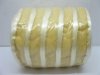 5Rolls X 50Yards Golden Edged Organza Ribbon 25mm 5Rolls X 50Yards Golden Edged Organza Ribbon 25mm