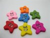 300Pcs Colourful smile face emoji Star Wooden Beads Mixed 300Pcs Colourful smile face emoji Star Wooden Beads Mixed