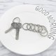 200 Nickel Plated Split Ring Split Key Rings 30mm kr-a46