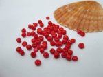 1Bag X 12000Pcs Opaque Glass Seed Beads 3mm Red