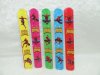 100 Spider-Man Reflective Magic Ruler Slap Band Bracelets