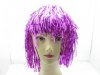 10 New Purple Pom-Pom Tinsel Costume Wigs bh-h69