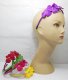 3x12Pcs New Hair Band with Attached Flower Mixed 3x12Pcs New Hair Band with Attached Flower Mixed