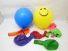 100 Smiley Face Balloons Mixed Color 30cm