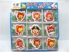 45 Novelty Red Fox Ali Shape Erasers Assorted