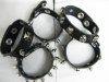 10 Punk Gothic Spiked Nail Cross Skull Cuff Bracelets