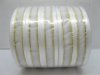 5Rolls X 250Yards White Edged Organza Ribbon 18mm 5Rolls X 250Yards White Edged Organza Ribbon 18mm
