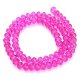 10Strand x 68Pcs Fuschia Faceted Crystal Beads 8mm