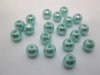 1000 Blue Round Simulate Pearl Loose Beads 8mm