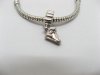 10 Alloy European Thread Beads With Shoe Dangle ac-sp436 10 Alloy European Thread Beads With Shoe Dangle ac-sp436