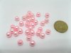 1000 Pink 8mm Round Simulate Pearl Beads 1000 Pink 8mm Round Simulate Pearl Beads
