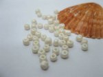 1Bag X 5000Pcs Opaque Glass Seed Beads 3.5-4mm Ivory