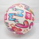 10 Inflatable Letters and Numbers Bouncing Balls 22cm Dia.