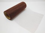 4RollX 10Yard Glitter Tulle Spool Wedding Gift Bow 14.5cm Coffee