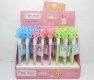 48Pcs New Automatic Ball Point Pens Flower Top with Tag Mixed 48Pcs New Automatic Ball Point Pens Flower Top with Tag Mixed