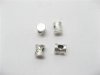 100 silver plated alloy metal Carved "Cola" Pandora Beads